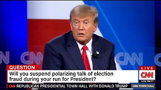 Trump: I’ll Suspend Polarizing Talk of Election Fraud Unless I See It