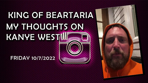 Owen Benjamin My thoughts on Kanye West kingofbeartaria 🐻 Instagram Replay