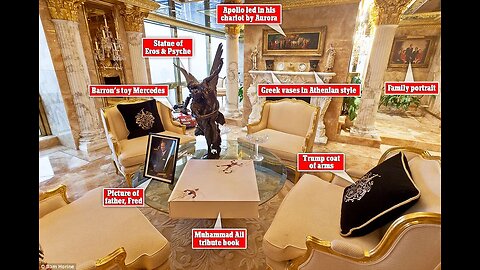 DONALD TRUMP'S 66TH FLOOR PENTHOUSE EXPOSES HIS IDOL 'SUN GOD' APOLLO