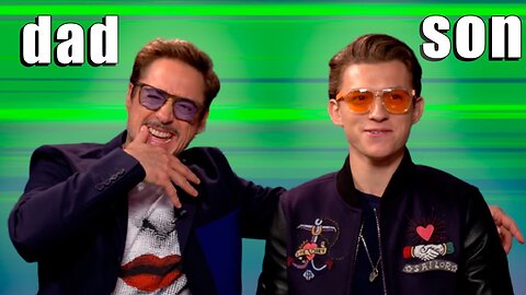 Tony Stark & Peter Parker: 9 Minutes of Real-Life Father-Son Vibes | #RDJ