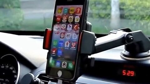 360 Rotatable Cellphone Car Phone Holder Fixed Shockproof Mobile Stand