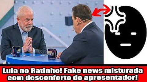 Lula no Ratinho! Fake news misturada com desconforto do apresentador!