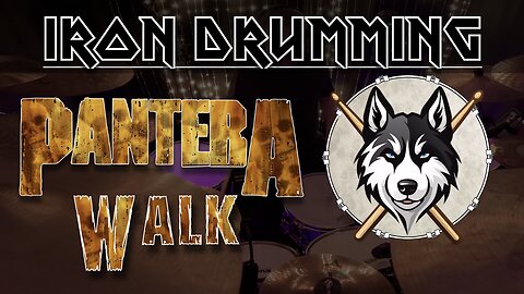 42 — Pantera — Walk — HuskeyDrums | Iron Drumming | @First Sight | Drum Cover