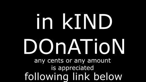 IN KIND DONATION
