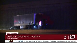 Deadly wrong-way crash shuts down I-10 at US-60