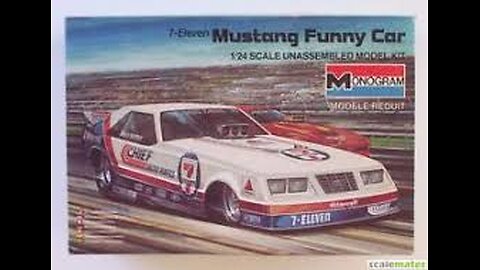 124 KIT REVIEW - Monogram Mustang Funny Car