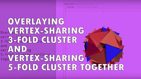 Overlaying Vertex-Sharing 3-Fold Cluster and Vertex-Sharing 5-Fold Cluster Together