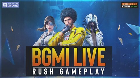 🔴 BGMI LIVE STREAM | BGMI RUSH GAMEPLAY |