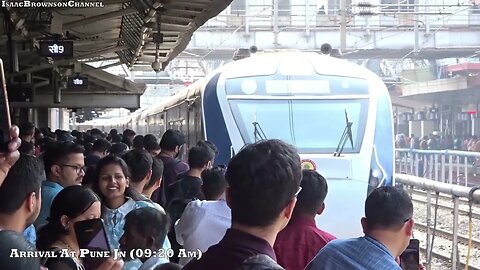 22226/Solapur – Mumbai Vande Bharat Express | Journey | Pune Jn – Dadar Station | 15 April 2023