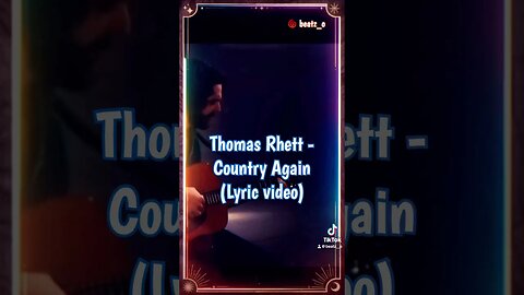 Thomas Rhett - Country Again #tiktok #countrymusic #shorts