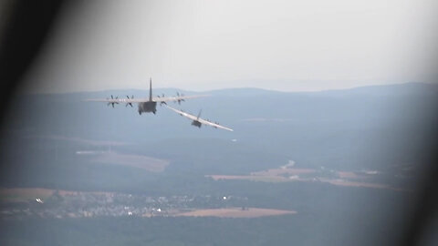 NATO Interfly and joint airborne training take place at Ramstein – b-roll