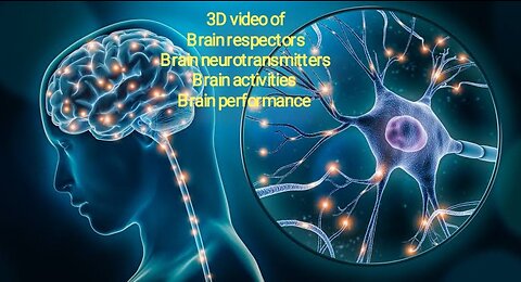 3D Brain vedio | brain respectors and neurotransmitters | brain activities | brain neurons