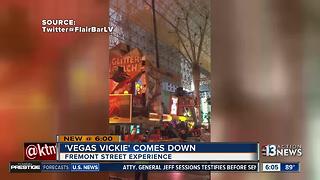 Vegas Vickie removed from Fremont Street in Las Vegas