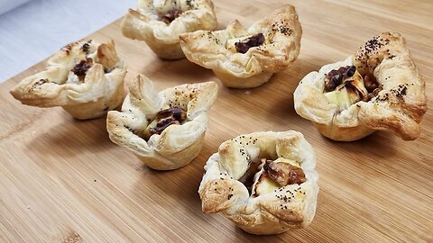 No one will guess how you cooked this Puff pastry appetizer!