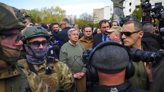 U.N. Secretary General Visits Destroyed Ukrainian Towns