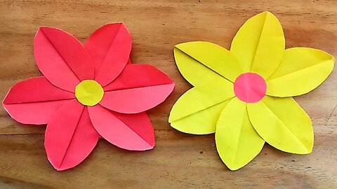 East paper flower l colorful paper flower l making colorful flower