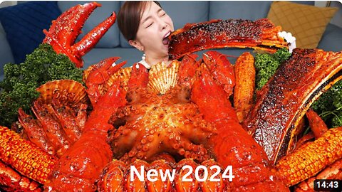 ENG SUB)2024 Seafood Boil🦞 Lobster & Octopus Beef Ribs American Cuisine Recipe Mukbang ASMR Ssoyoung