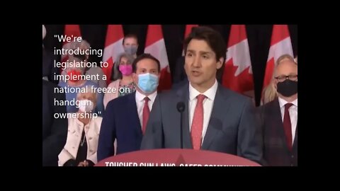 Justin Trudeau the fascist wants you to stop using handguns forever