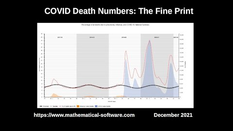 COVID Death Numbers: The Fine Print