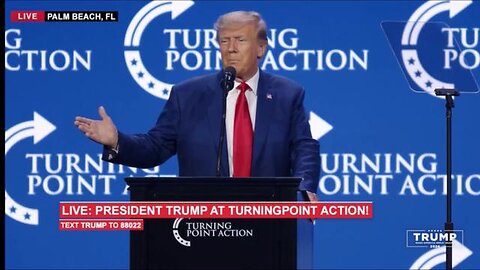 FULL SPEECH : President Trump Speaks at TurningPoint Action!