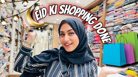 🌙 Eid ki shopping ho gai 🥹 #alizehjamali #Trending #Entertainment