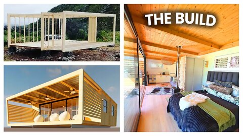 How to Build a TIMBER Cargo Container home Tiny House | South Africa | Off Grid Life Option