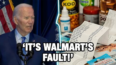 Biden Blames Grocers For High Food Costs- Demands They Lower Prices
