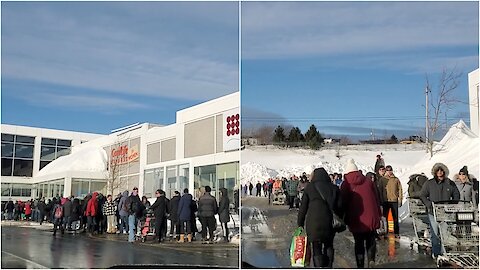 St John's Residents Form Long Lines as Grocery Stores Reopen After Storm