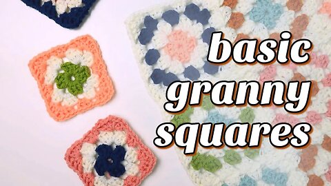 How to Crochet a Basic Multicolor Granny Square