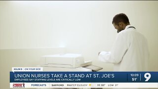 Nurses take a stand at St. Joseph's Hospital over staffing issues