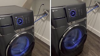 This washing machine wants to 'run away'