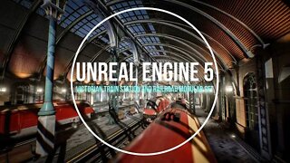 Victorian Train Station and Railroad Modular Set Unreal Engine 5