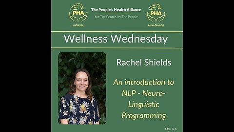 NLP with Rachel Shields - PHA Wellness Wednesday