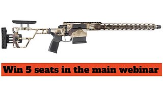 Sig Sauer Cross First Lite Cipher Armakote Bolt Action Rifle MINI #3 For 5 Seats In The Main Webinar