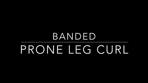 🏋️‍♂️ HOW TO Banded Prone Leg Curl | Coach Joel | RLC