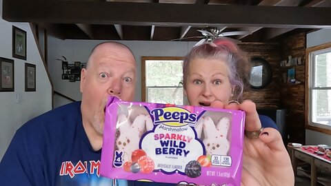 Peeps Sparkly Wild Berry Flavored Marshmallow Bunnies Review. Did This Rock Our Wolrd? Maybe!