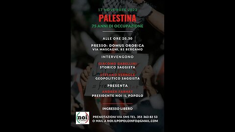 Conferenza Palestina