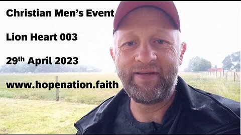 Invitation - Christian Men's Event - Lion Heart 003