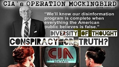 Conspiracy Theory: CIA Operation Mockingbird
