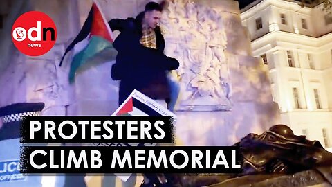 Video of Pro-Palestine Activists Climbing on War Memorial Sparks Government Reaction