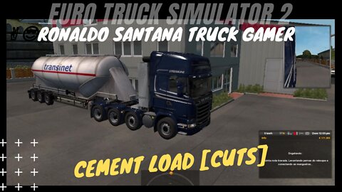 🚚CEMENT LOAD [cuts] ✌️😎RONALDO SANTANA TRUCK GAMER-ETS2