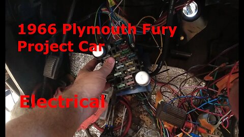 1966 Plymouth Fury II Project Car "Painless" Bulkhead Electrical Shenanigans Part 1 #plymouth #mopar