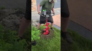 Viper Earth Auger 10" | Drilling holes for plants |LEAF IT ALONE