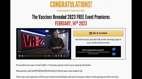 Vaccines revealed 2023 - Extra footage from earlier interviews full series on vaxxed channel