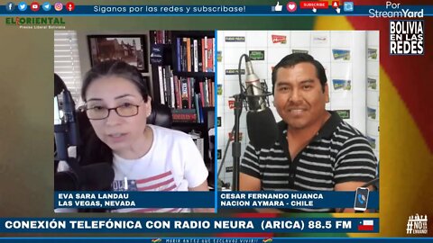 Hoy con Cesar F. Huanca, de Arica, Chile, Radio Neura - Nación Aymara