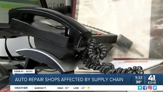 Auto repair shops affected by supply chain