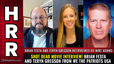 SHOT DEAD movie interview! Brian Festa and Teryn Gregson from We The Patriots USA