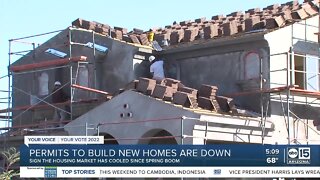 Permits to build new homes are down