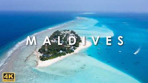 Paradise Found: Maldives Drone Aerial View