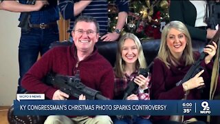 Kentucky Rep. Thomas Massie's Christmas photo sparks controversy